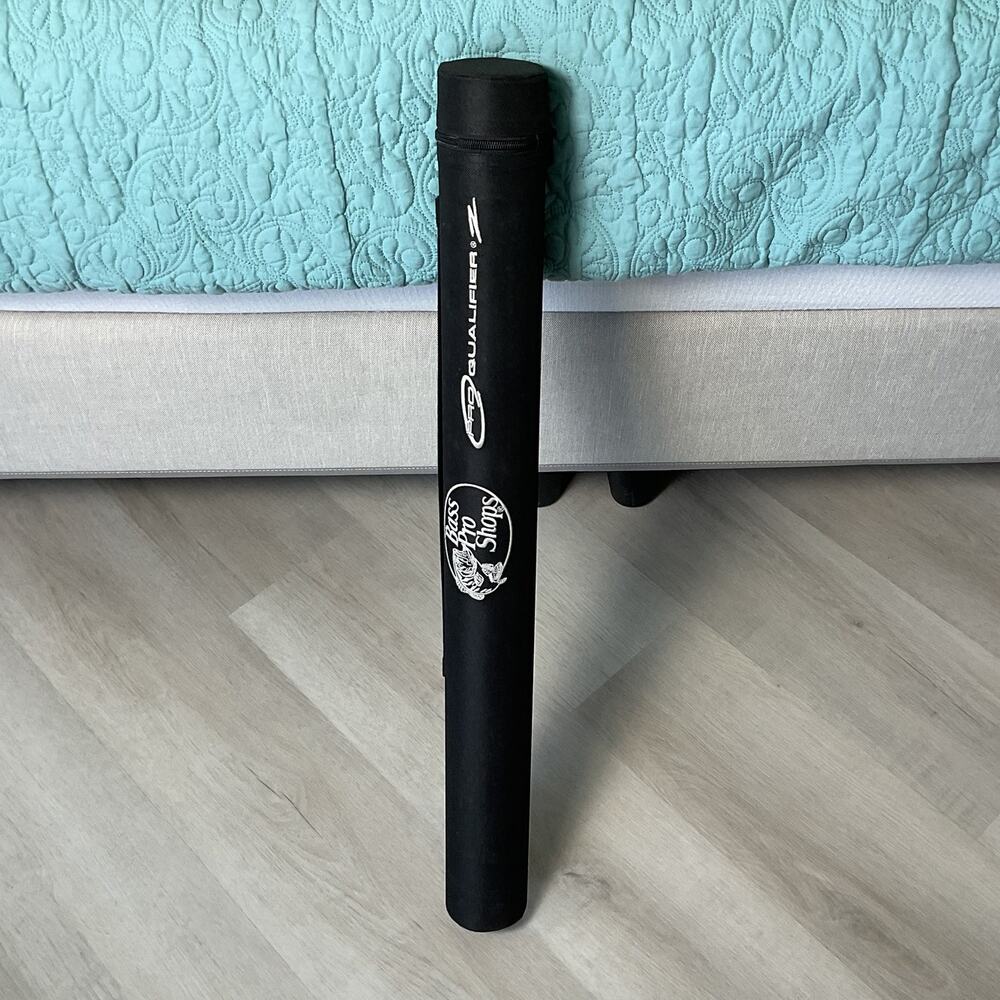 Bass Pro Shops Pro Qualifier Z Rod Tube Case with Durable Soft Shell Zip Close